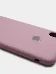 Сиреневый чехол Silicone Case для iPhone XR, с открытым низом