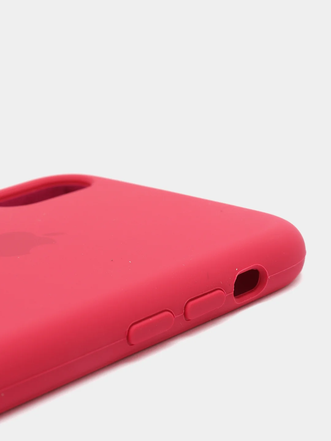 Марсала чехол Silicone Case для iPhone XR, с открытым низом