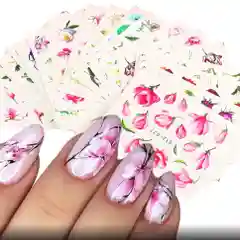 Наклейки для маникюра ногтей, слайдеры