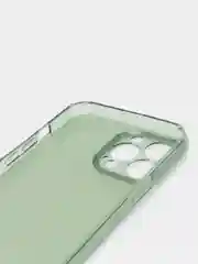 Зеленый чехол на айфон (iPhone) 11 / 12 / 13 Pro Max mini про макс силиконовый прозрачный