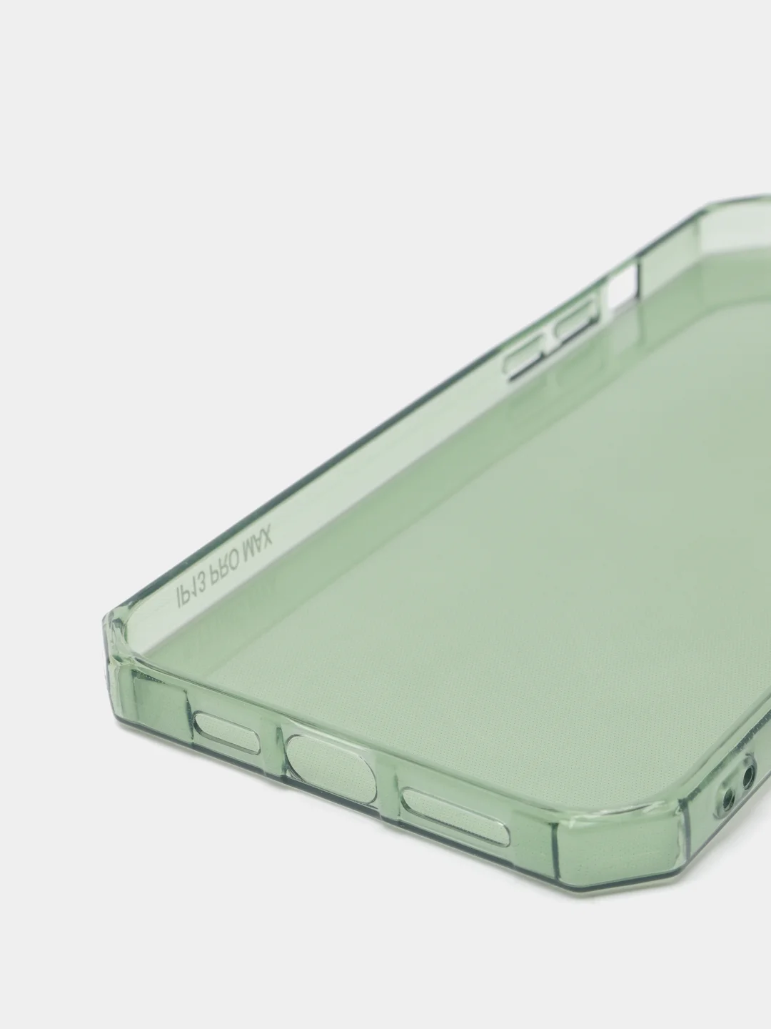 Зеленый чехол на айфон (iPhone) 11 / 12 / 13 Pro Max mini про макс силиконовый прозрачный