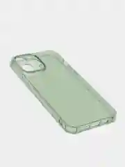 Зеленый чехол на айфон (iPhone) 11 / 12 / 13 Pro Max mini про макс силиконовый прозрачный