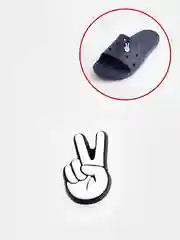 Желтый джибитсы для сабо и браслета, Jibbitz
