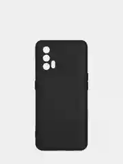 Чехол для Realme GT 5G (Реамле ГТ 5Г), прозрачный противоударный, черный