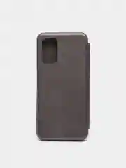 Серебряный чехол-книжка для Xiaomi POCO M3 / Redmi 9T
