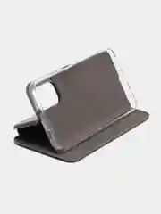 Серебряный чехол-книжка для Xiaomi POCO M3 / Redmi 9T