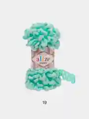 Бирюзовый пряжа Alize Puffy