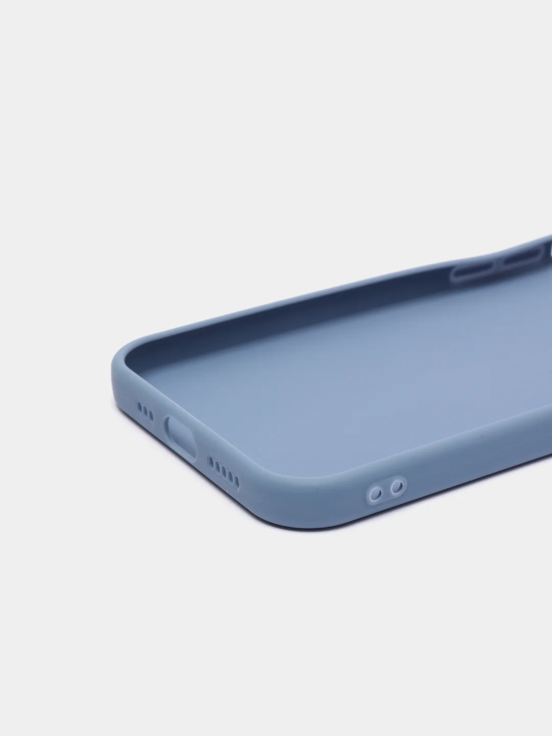 Синий меланж чехол для Apple Iphone 12, 12 pro, 12 pro Max, 12 mini