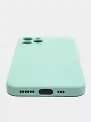 Бирюзовый чехол Silicone Case для iPhone 12, 11, XR, 7 / 8 / SE, XS / X, 8+ / 7+, 6s / 6, Pro, Max