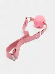 Красный кляп для интимных игр БДСМ