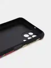 Бирюзовый чехол для Samsung A12, A22, A32, A51, M12, M32 с картинкой / рисунком