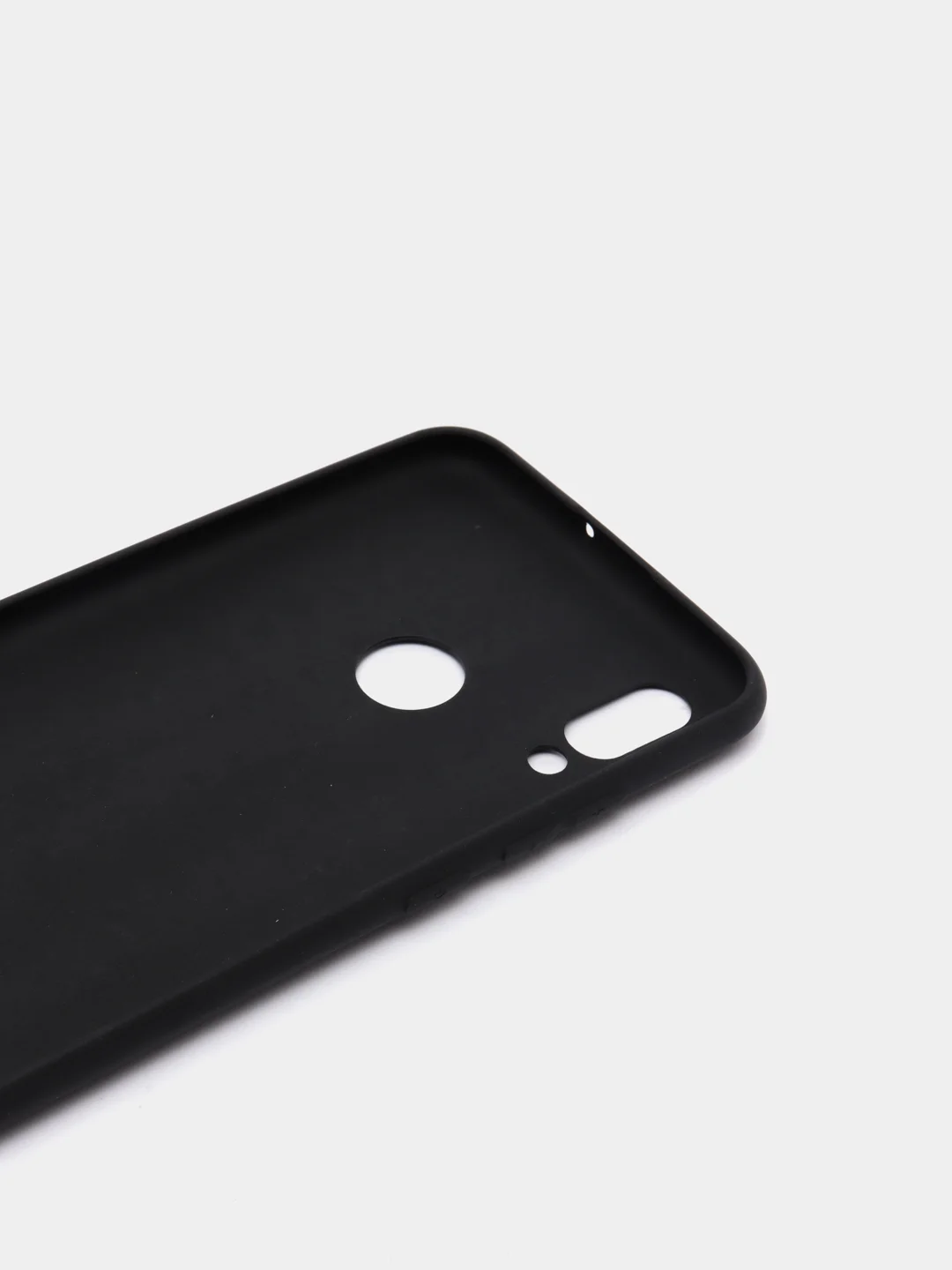 Черный чехол силиконовый для Huawei P Smart 2019/10 Lite, матовый