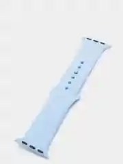 Голубой силиконовый ремешок для Apple Watch 3, 4, 5, 6, SE , 7 на 38/42/40/44 (эпл вотч)