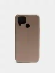 Золотой чехол книжка Realme C15 / C25 / C25S Реалми С15 / С25 / С25С