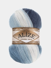 Пряжа Alize Angora Gold Batik 10% Мохер 10% Шерсть 80% Акрил 100г 550м