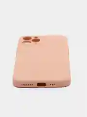 Розовый чехол силиконовый с защитой камеры для Apple iPhone 11 Pro с бархатной подкладкой