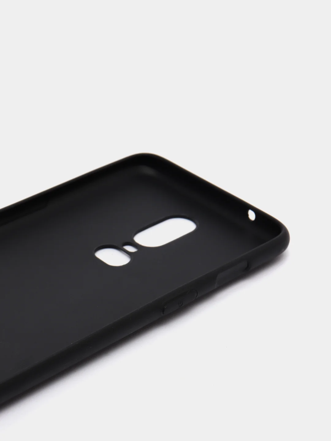 Черный чехол OnePlus 6 черный, силиконовый
