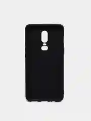 Черный чехол OnePlus 6 черный, силиконовый
