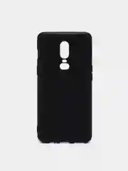 Черный чехол OnePlus 6 черный, силиконовый