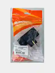 Сетевой разветвитель Perfeo "RU POWER 2 гнезда, 16А, с заземлением, черный