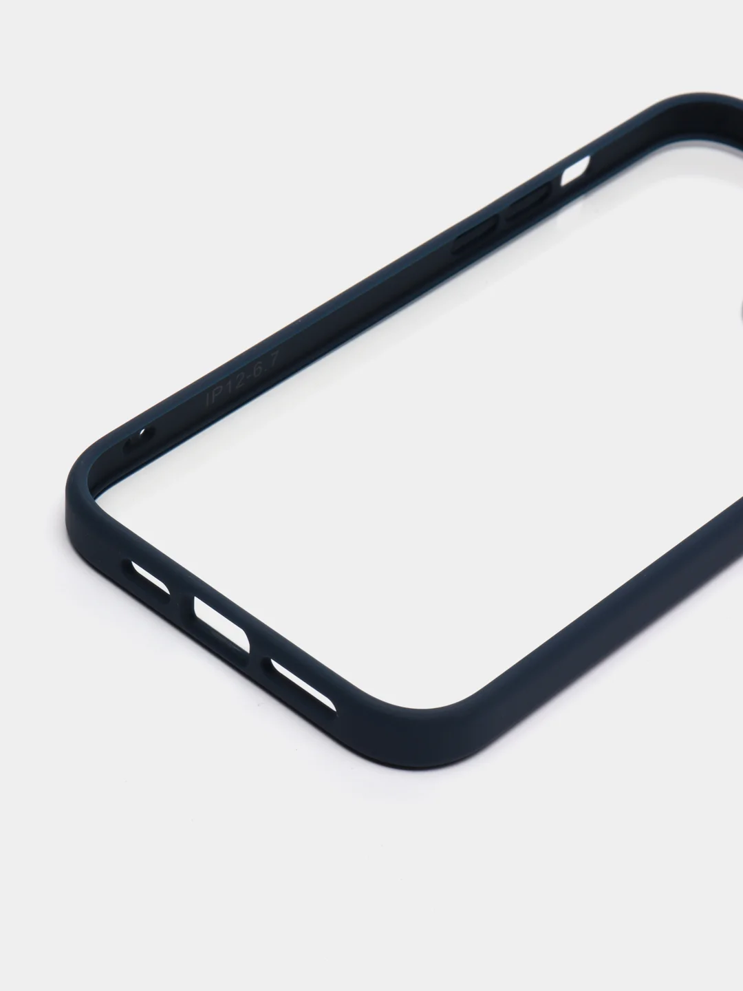 Синий противоударный, прозрачный чехол на iPhone 12 / 12 Pro / 12 Pro max / 12 mini