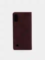 Багровый чехол-книжка для Samsung А10, A21S, A31, A41