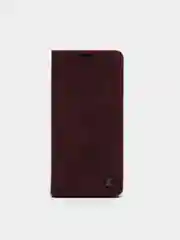Багровый чехол-книжка для Samsung А10, A21S, A31, A41