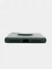 Зеленый чехол силиконовый с кольцом на iPhone 7 Plus / 8 Plus