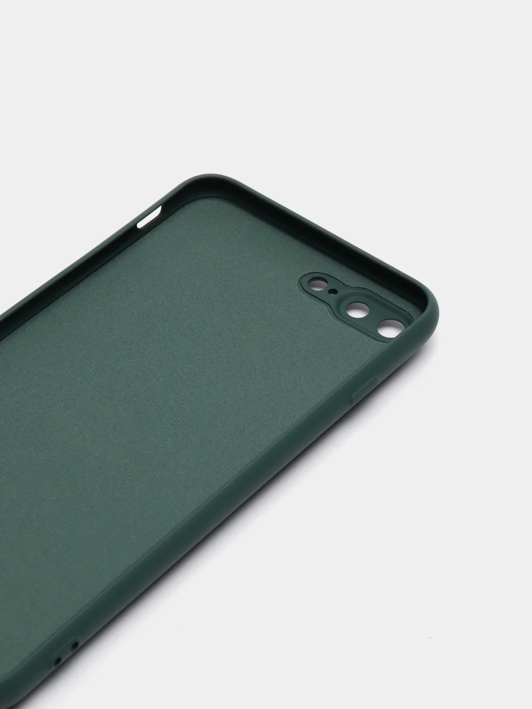 Зеленый чехол силиконовый с кольцом на iPhone 7 Plus / 8 Plus