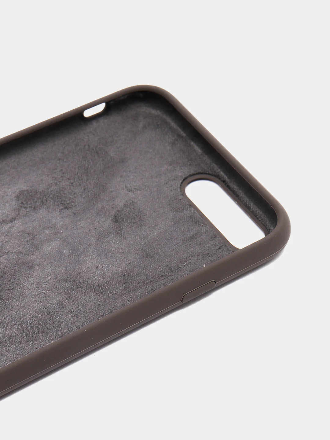 Угольный чехол Silicone Case для iPhone 7 Plus / iPhone 8 Plus