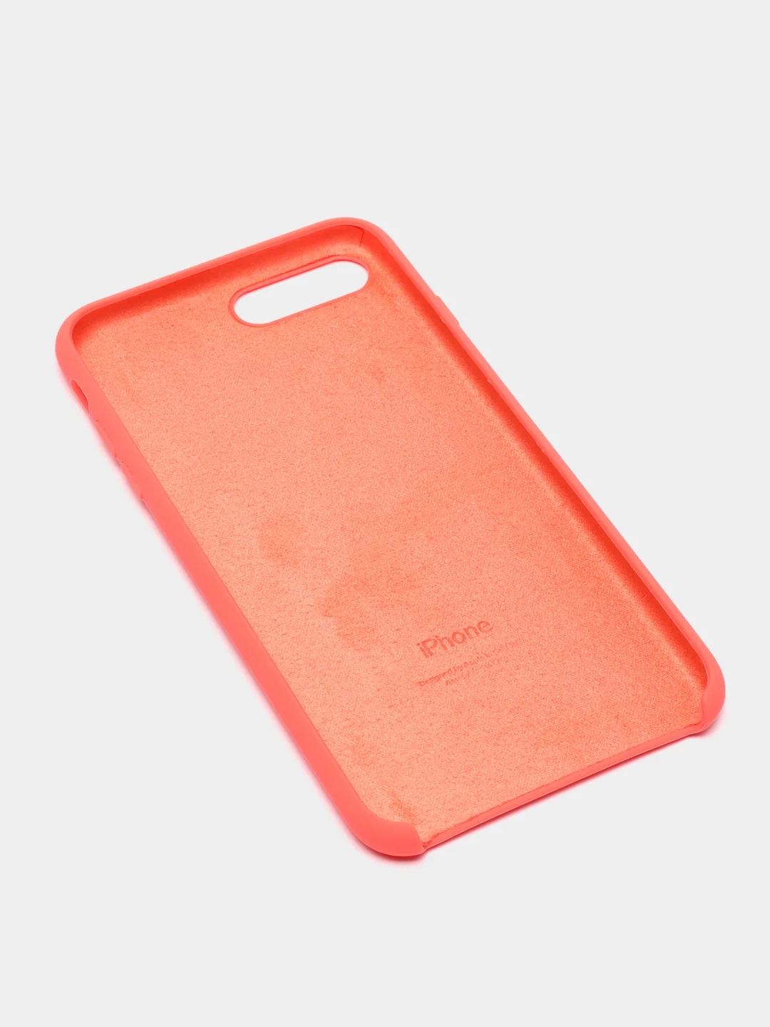 Коралловый чехол Silicone Case для iPhone 7 Plus / iPhone 8 Plus