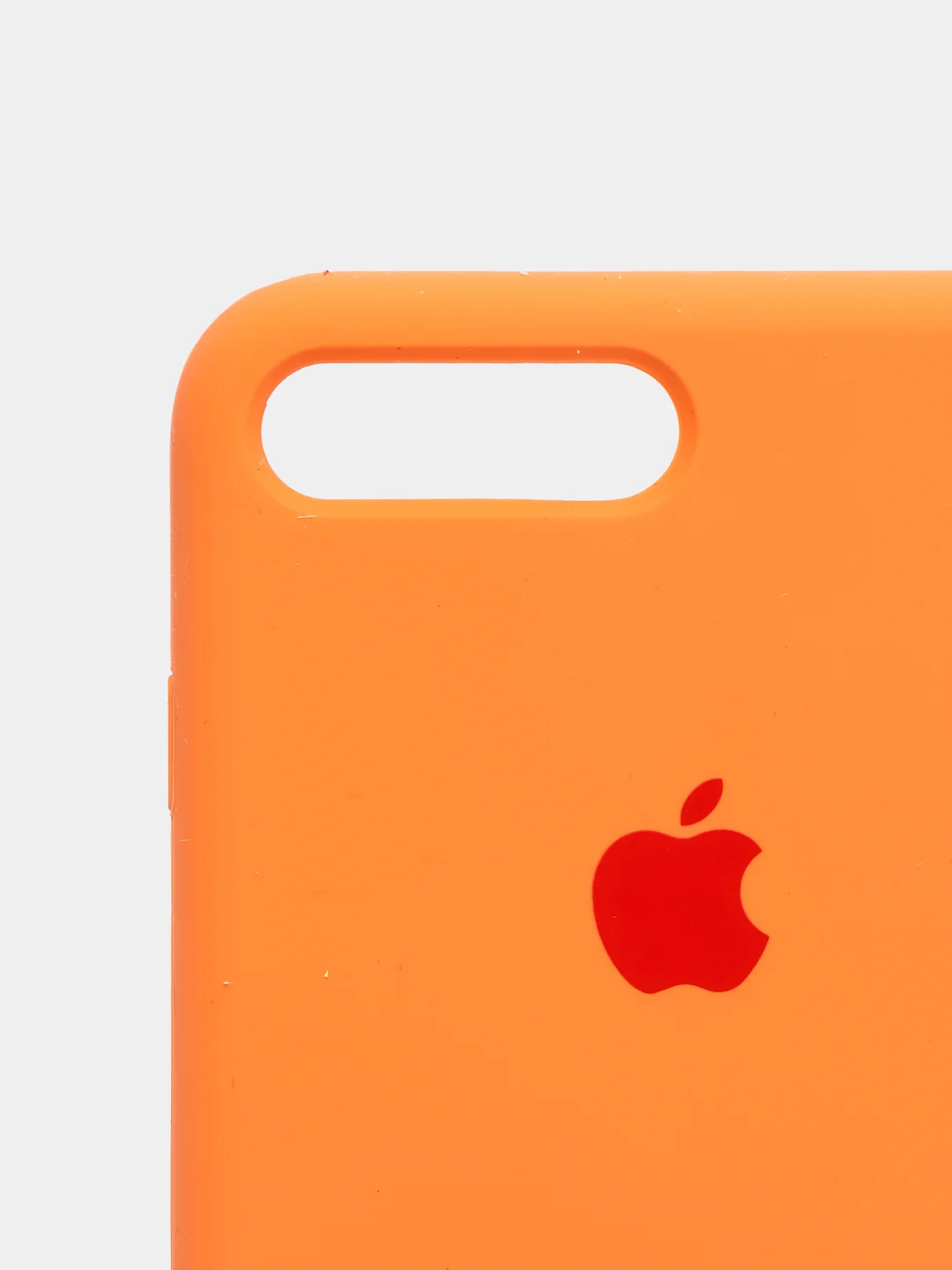 Рыжий чехол Silicone Case для iPhone 7 Plus / iPhone 8 Plus