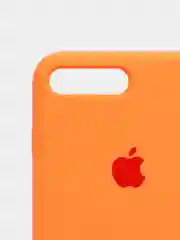 Рыжий чехол Silicone Case для iPhone 7 Plus / iPhone 8 Plus