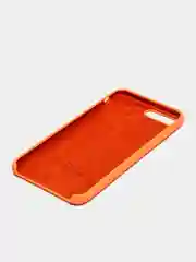 Рыжий чехол Silicone Case для iPhone 7 Plus / iPhone 8 Plus