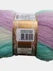 Бирюзовый пряжа Ангора Голд Батик Angora Gold Batik Alize 20% Шерсть 80% Акрил 100г 550м