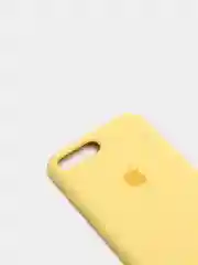 Желтый чехол Silicone Case для iPhone 7 Plus / iPhone 8 Plus