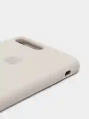 Серебряный чехол Silicone Case для iPhone 7 Plus / iPhone 8 Plus