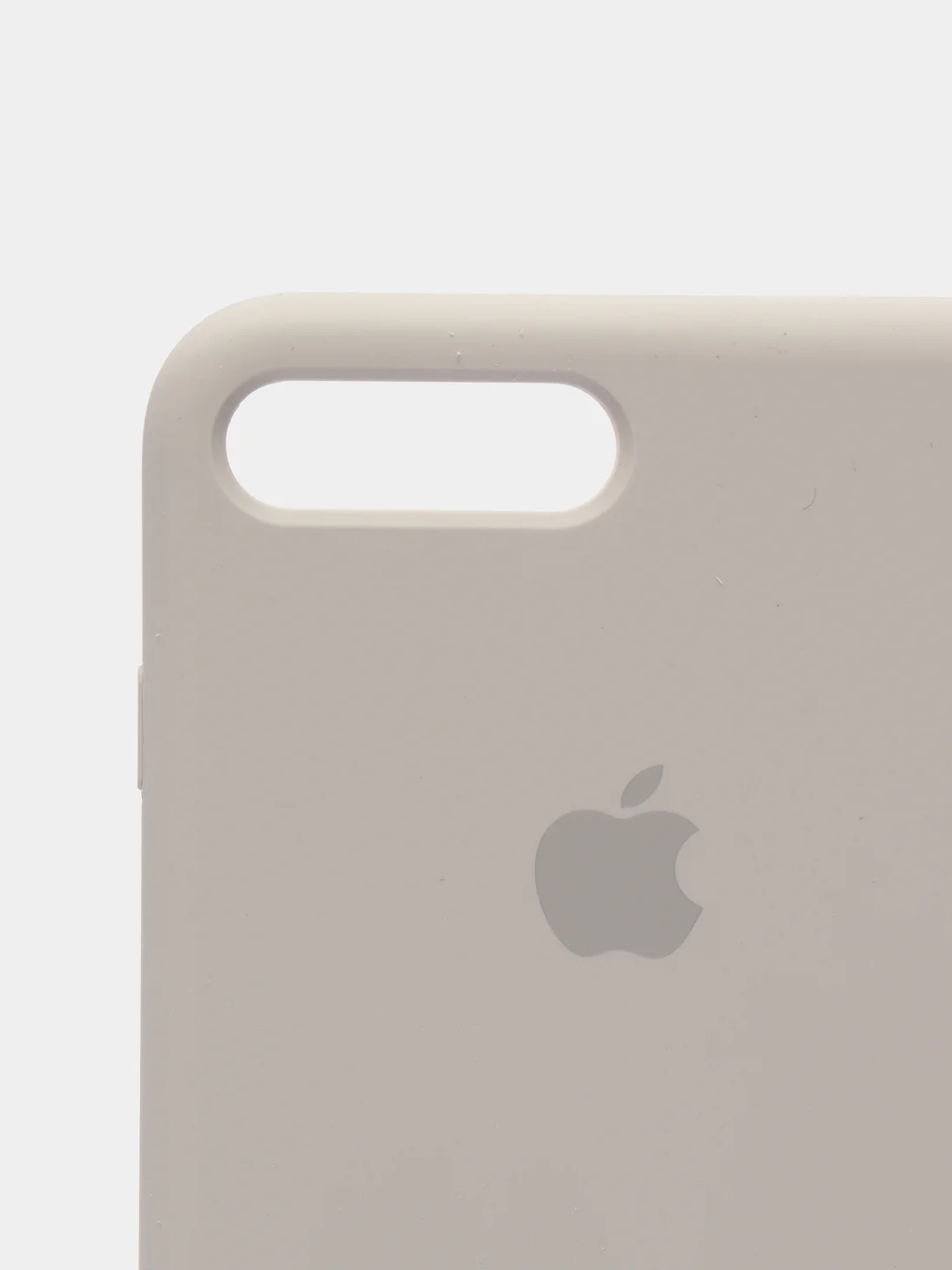 Серебряный чехол Silicone Case для iPhone 7 Plus / iPhone 8 Plus