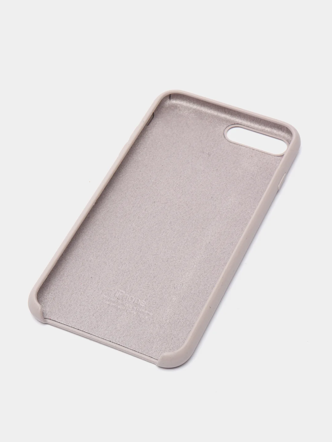 Серый меланж чехол Silicone Case для iPhone 7 Plus / iPhone 8 Plus