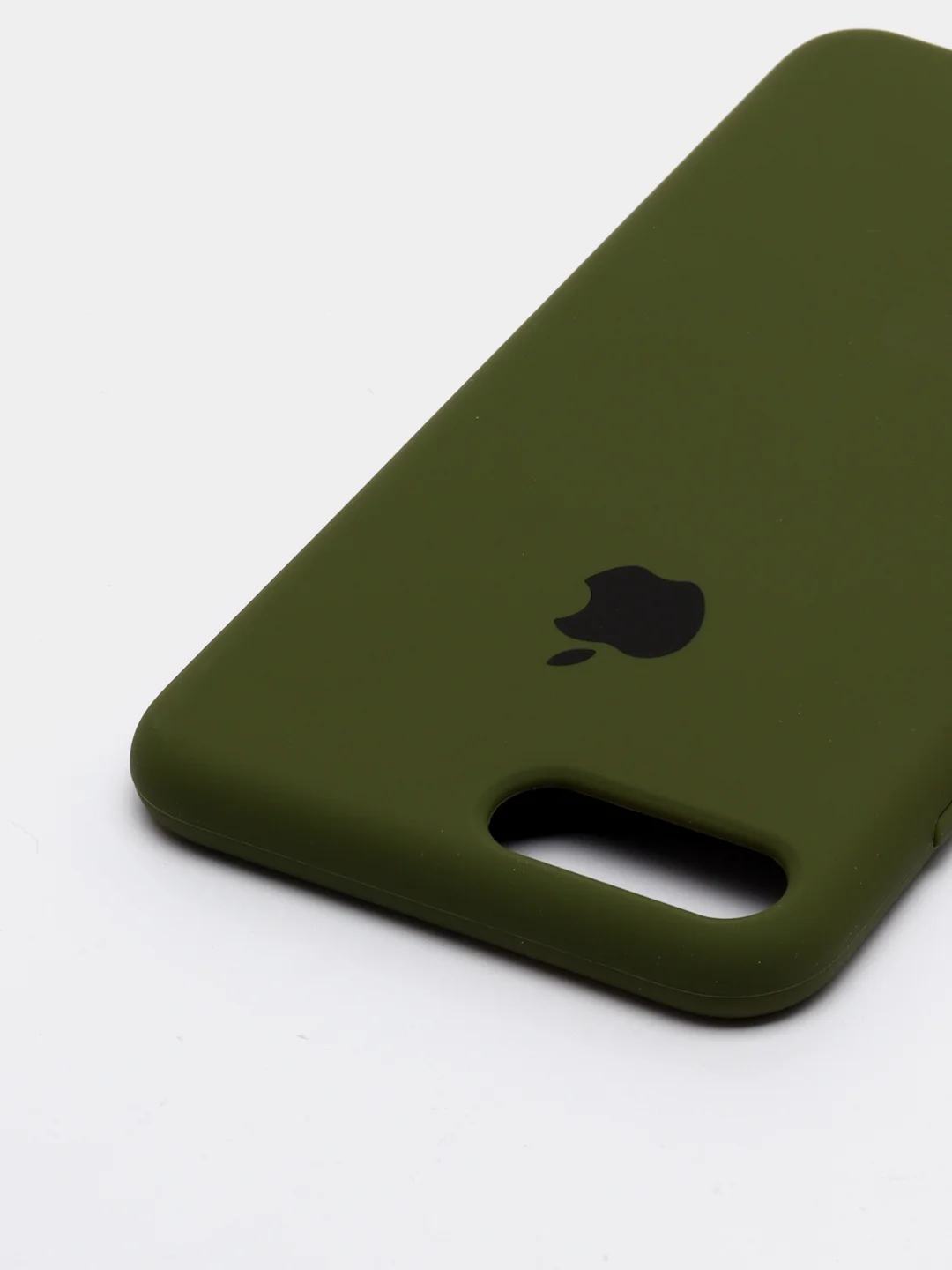 Оливковый чехол Silicone Case для iPhone 7 Plus / iPhone 8 Plus