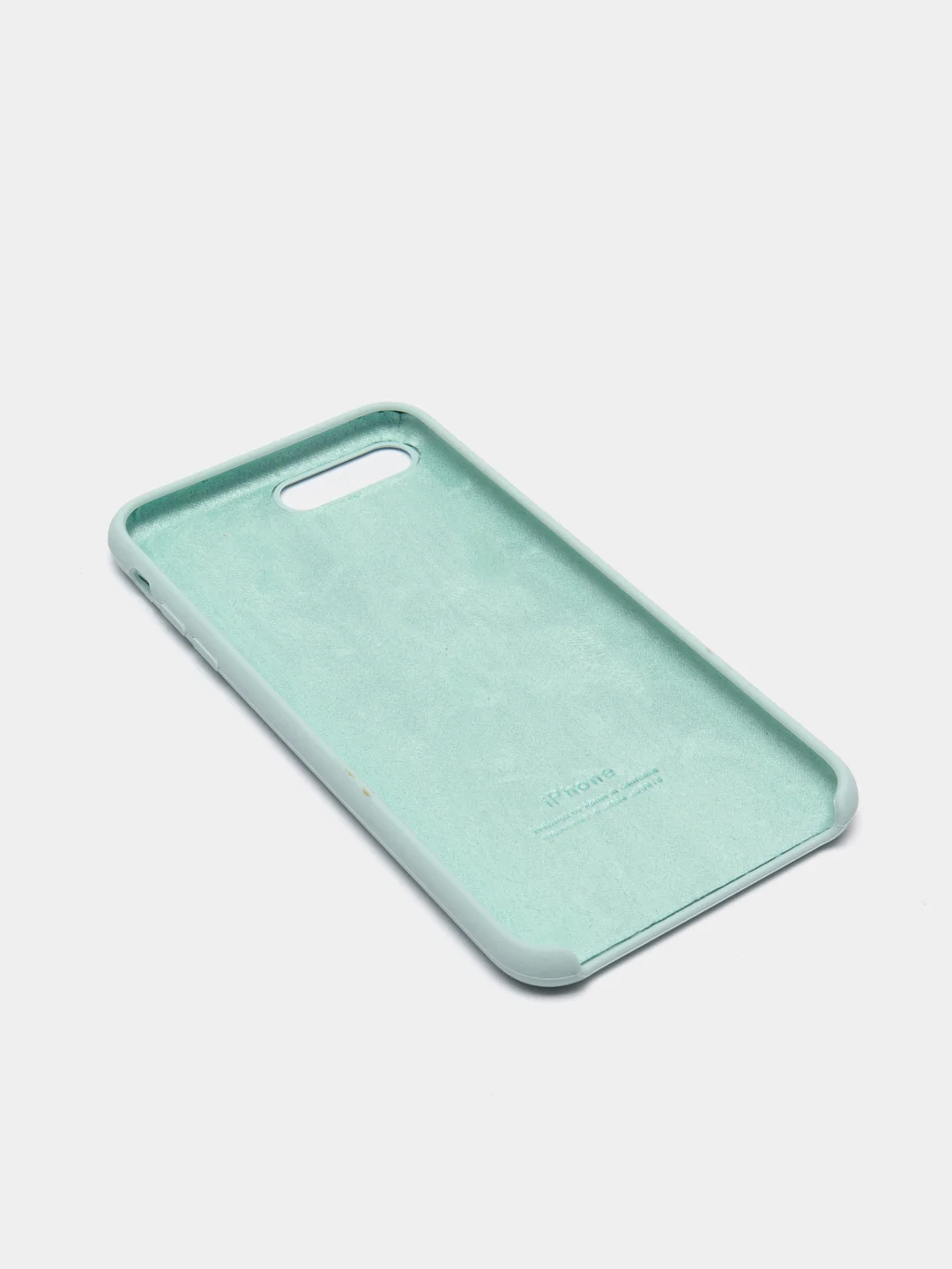 Бирюзовый чехол Silicone Case для iPhone 7 Plus / iPhone 8 Plus