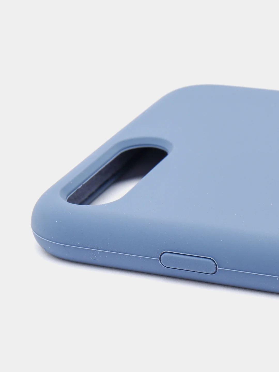 Синий меланж чехол Silicone Case для iPhone 7 Plus / iPhone 8 Plus