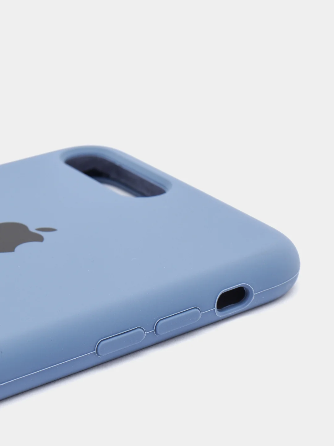 Синий меланж чехол Silicone Case для iPhone 7 Plus / iPhone 8 Plus