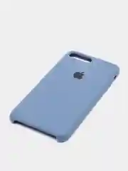 Синий меланж чехол Silicone Case для iPhone 7 Plus / iPhone 8 Plus