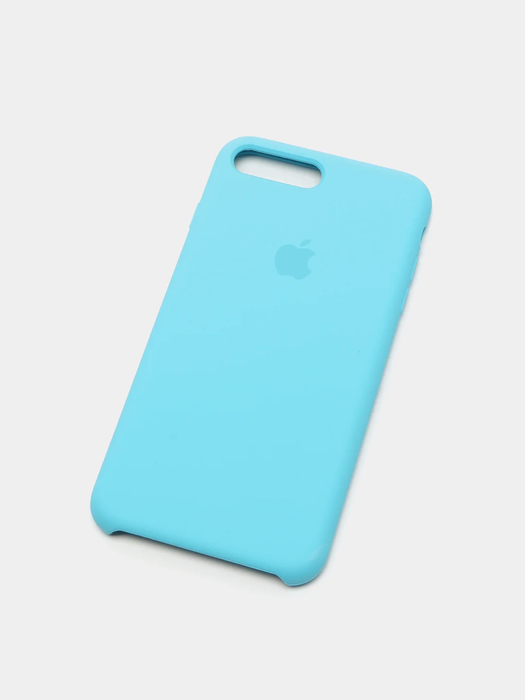 Голубой чехол Silicone Case для iPhone 7 Plus / iPhone 8 Plus