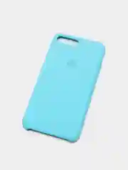 Голубой чехол Silicone Case для iPhone 7 Plus / iPhone 8 Plus