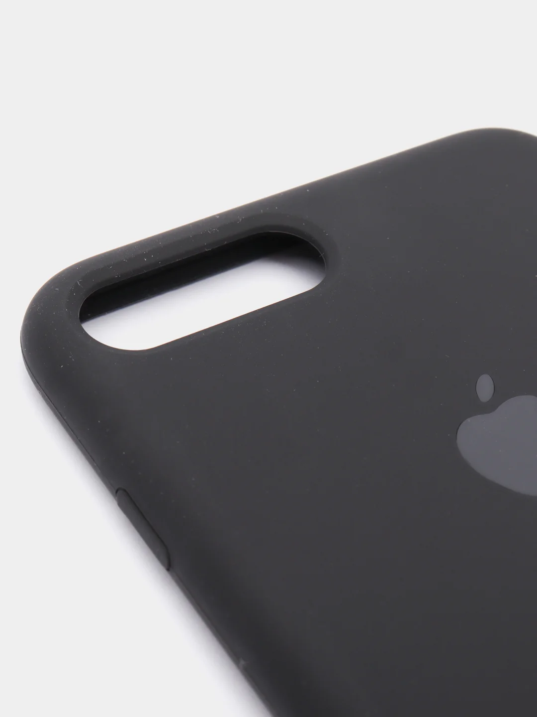 Черный чехол Silicone Case для iPhone 7 Plus / iPhone 8 Plus