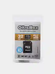 Карта памяти MicroSD HC, 4 GB/8 GB/16 GB/32 GB, Class10+SD, Oltramax