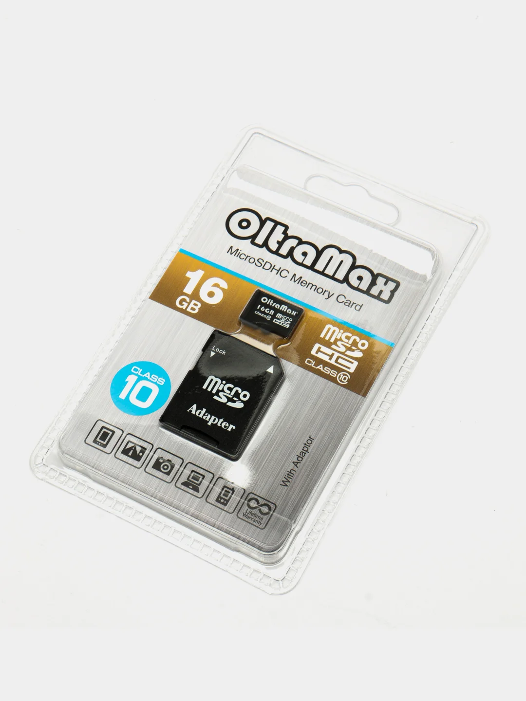 Карта памяти MicroSD HC, 4 GB/8 GB/16 GB/32 GB, Class10+SD, Oltramax