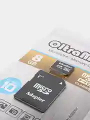 Карта памяти MicroSD HC, 4 GB/8 GB/16 GB/32 GB, Class10+SD, Oltramax